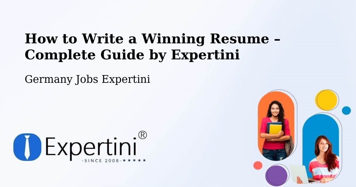 Resume Writing Guide for Job Seekers – Westensee - Westensee, Germany Jobs Expertini